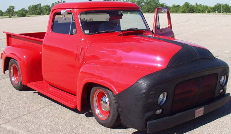 55 Ford Chopped Pickup