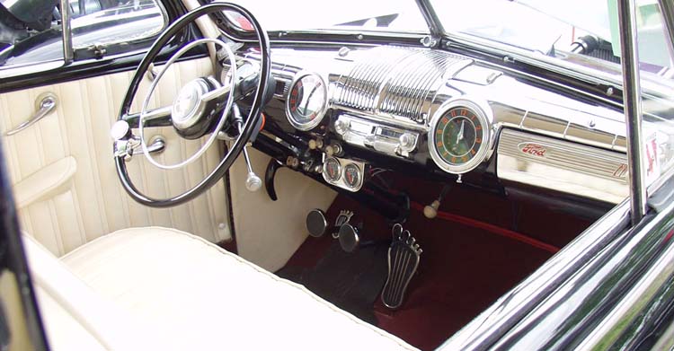 46 Ford Coupe Dash