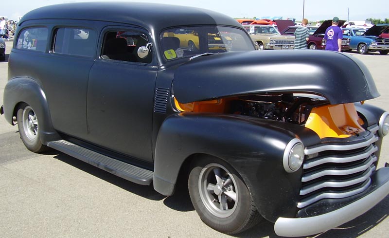 48 Chevy Chopped Suburban Wagon