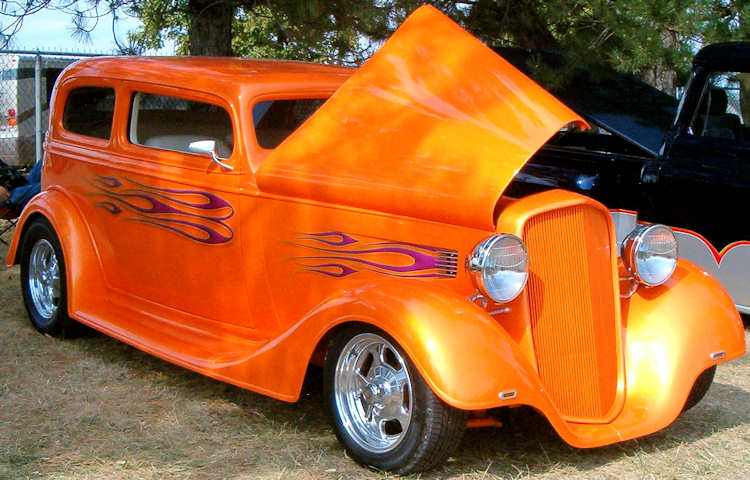 34 Chevy Chopped 2dr Sedan
